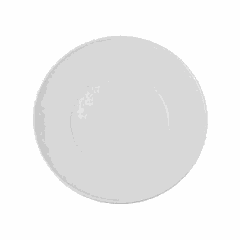Тарелка «Граффити» фарфор D=32см белый