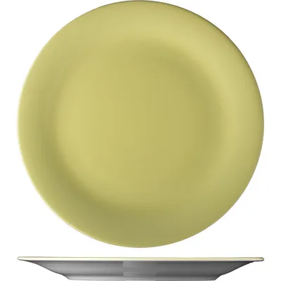 Тарелка «Дэйзи» мелкая фарфор D=19,5см желт.