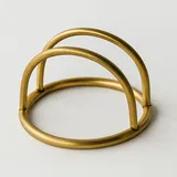 Салфетница «Брасс» дуга латунь D=10,H=7см золотой