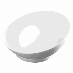 Salad bowl porcelain D=31cm white