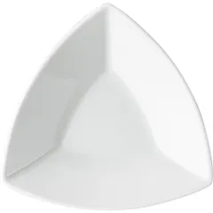 Блюдо «Акцент» треугольное фарфор белый
