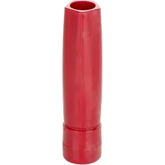 Decorator nozzle for siphon  plastic, stainless steel  D=14, L=63mm  red, metal.