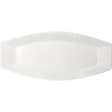 Блюдо «Кунстверк» овальное фарфор ,H=40,L=380,B=165мм белый