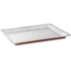 Baking tray rectangular. with side copper,tin ,H=25,L=400,B=300mm copper