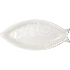 Блюдо «Кунстверк» рыба фарфор ,H=31,L=440,B=190мм белый