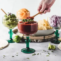 Бокал для маргариты «Маргарита-кактус» стекло 355мл D=94,H=155мм прозр.,зелен., изображение 4