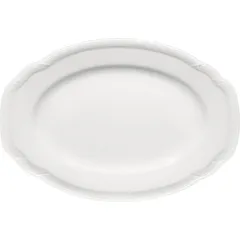 Dish “Stuttgart” oval  porcelain , L=33, B=23cm  white