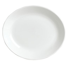 Dish “Taste” oval  porcelain ,H=25,L=225,B=190mm white