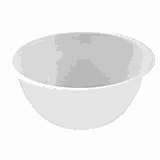 Миска полипроп. 1л D=19,H=8см матовый