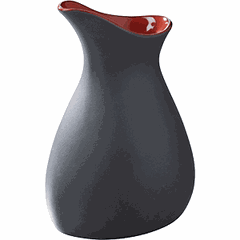 Milk jug porcelain 250ml ,H=130,L=88,B=80mm red