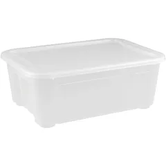 Контейнер для хранения продуктов с крышкой полипроп. 10л ,H=14,5,L=38,9,B=27,5см прозр.