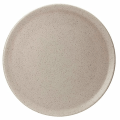 Dish “Rock” for pizza  porcelain  D=33cm  beige.