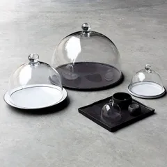 Крышка для блюда «Инспайред» поликарбонат D=31,2,H=23,1см прозр., изображение 2