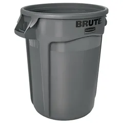 Container for “BRUT” products with ventilation system  polyethylene  166 l  D=61, H=80 cm  gray