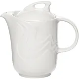 Кофейник «Мелодия» с крышкой фарфор 0,6л D=95,H=156,L=170,B=94мм белый