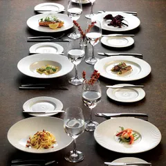 Тарелка для пасты «Виллоу» фарфор D=31,5см белый, изображение 2