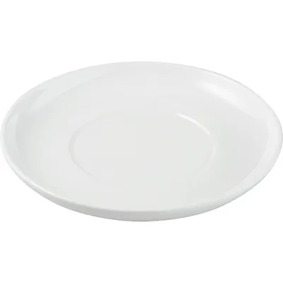 Блюдце «Полар» фарфор D=15см белый, изображение 2