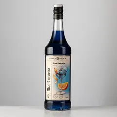 Сироп «Блю Кюрасао» Pinch&Drop стекло 1л D=85,H=330мм синий, изображение 2