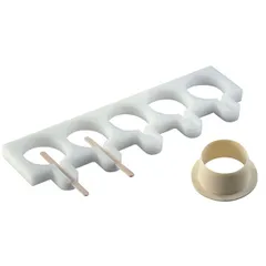 Форма для мороженого (6ячеек) «Овал» полиэтилен ,H=20,L=39мм