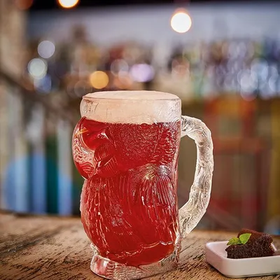 Кружка для пива «Паррот» стекло 0,9л D=17,6,H=19см, изображение 2
