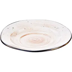 Блюдце «Пастораль» фарфор D=14/6см оранжев., изображение 2