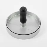 Пресс для гамбургеров алюмин.,полипроп. D=120,H=85мм металлич.,черный