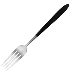 Table fork “Gaya”  stainless steel  black, matte