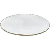 Тарелка бетон D=280,H=35мм белый,серый