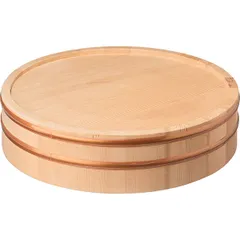 Кадка для риса бамбук,пластик D=33/35,H=10см бежев., изображение 2