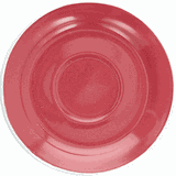 Блюдце «Колорс» фарфор D=12см красный