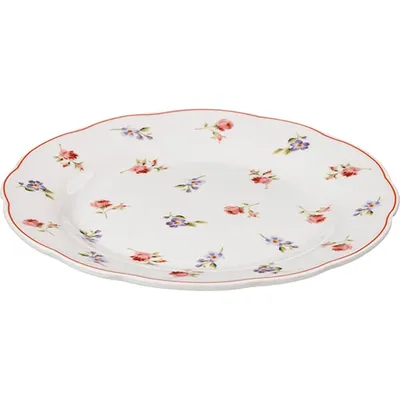 Набор посуды «Поэма Камарг» тарелки[18шт] фарфор белый,розов., изображение 12