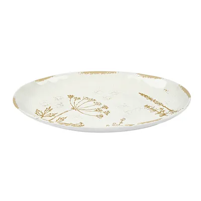 Блюдо для подачи «Фенхель» фарфор ,H=36,L=355,B=236мм белый, изображение 2