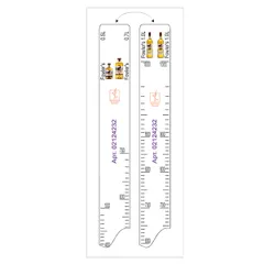 Bar line “Fowler's” 0.5, 0.7, 1 l  plastic , L=28, B=2cm  white