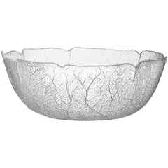 Salad bowl “Aspen” glass 2.3l D=23,H=8cm clear.