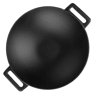 Сковорода-вок «Эмбер Каст Мэтт» чугун D=30,H=8см черный, изображение 2