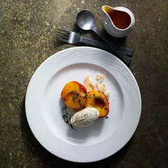 Тарелка «Спайро» мелкая фарфор D=300,H=25мм белый, изображение 2