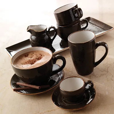 Чашка кофейная «Крафт Лакрица» фарфор 85мл черный, изображение 2