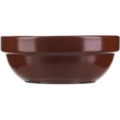 Салатник «Шоколад» фарфор 0,6л D=155,H=60мм тем.корич., изображение 2