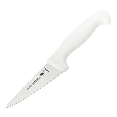 Нож обвалочный «Профешионал Мастер» для птицы сталь нерж.,пластик ,L=26,5/12см белый,металлич.