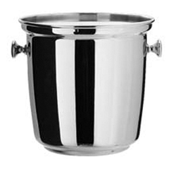 Champagne bucket  stainless steel  4.9 l  D=21, H=21, B=21 cm  metal.