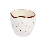 Соусник «Париж» фарфор 60мл D=6,H=5см белый,коричнев., Объем по данным поставщика (мл): 60