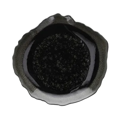 Тарелка «Риф Вертиго» мелкая фарфор ,H=3,L=29,B=28см черный