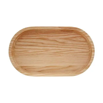 Блюдо для подачи «Эр-гоу!» овальное ясень ,H=2,L=35,B=20см св. дерево