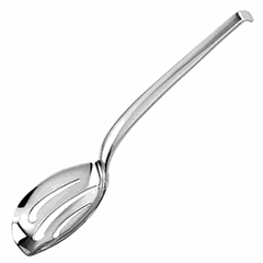 Serving spoon perforated  stainless steel , L=30cm