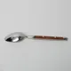 Ложка кофейная «Рустик» уцененная сталь нерж.,пластик ,L=11/3,B=2см металлич., изображение 2