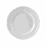 Тарелка «Торино» мелкая фарфор D=230,H=15мм белый
