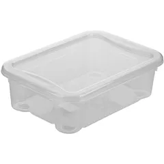 Food container with lid  polyprop. 2.8l ,H=88,L=273,B=190mm clear.