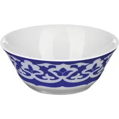 Salad bowl “Vostok”  porcelain  200 ml  D=10.8 cm  white, blue