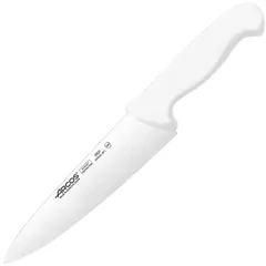 Нож поварской «2900» сталь нерж.,полипроп. ,L=333/200,B=50мм белый,металлич.