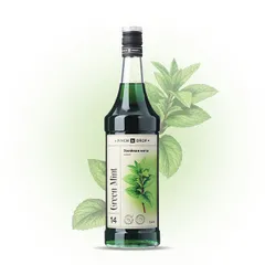 Сироп «Зеленая Мята» Pinch&Drop стекло 1л D=85,H=330мм